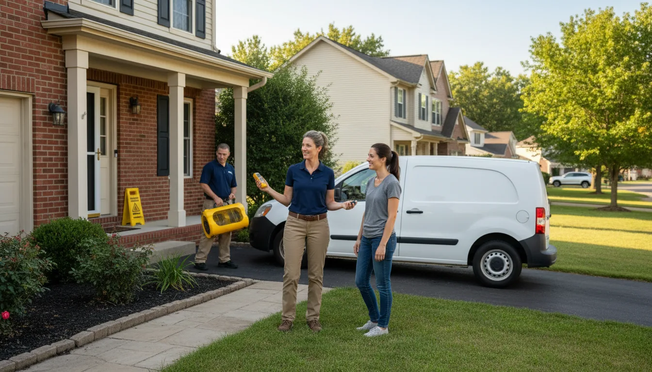 Residential water damage restoration in Deer Trail, CO